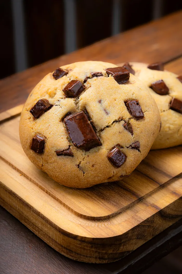 Cookies com gotas de chocolate